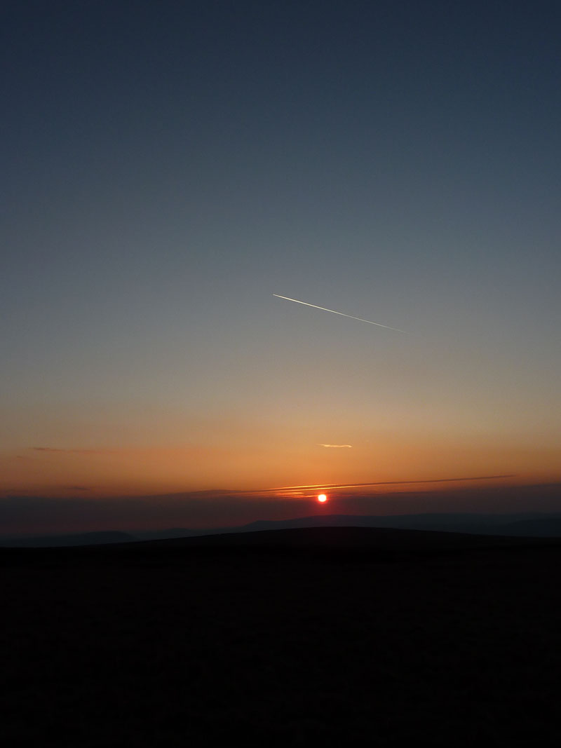 Sunset on Pendle